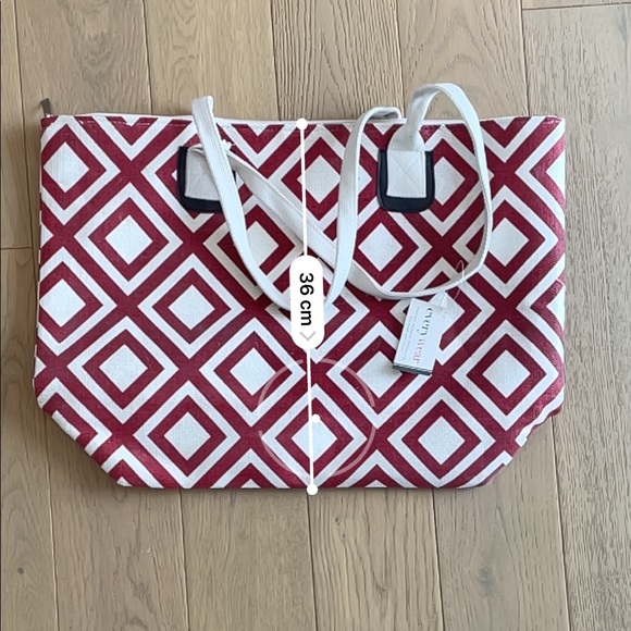 Beach tote with zipper - Picture 3 of 3